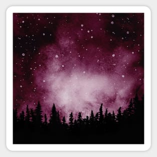 Watercolor galaxy Sticker